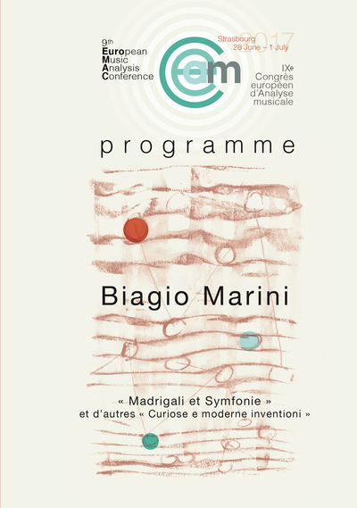 Concert « Biagio Marini : « Madrigali et Symfonie » et d'autres « Curiose e moderne inventioni » » par l'Ensemble I Musicali Affetti