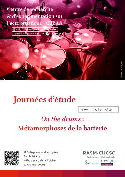 Journées d'études « On the drums : Métamorphoses de la batterie »