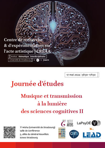 Journée d'études « Musique et transmission II à la lumière des sciences cognitives »