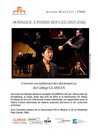 Concert « Hommage à Pierre Boulez »